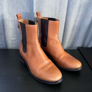 Cole Haan Chestnut Leather Chelsea Boot